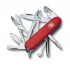 Scyzoryk Victorinox Deluxe Tinker - Wielofunkcyjny, z nożyczkami i otwieraczem do puszek, lekki - Do majsterkowania - 91 mm - Czerwony